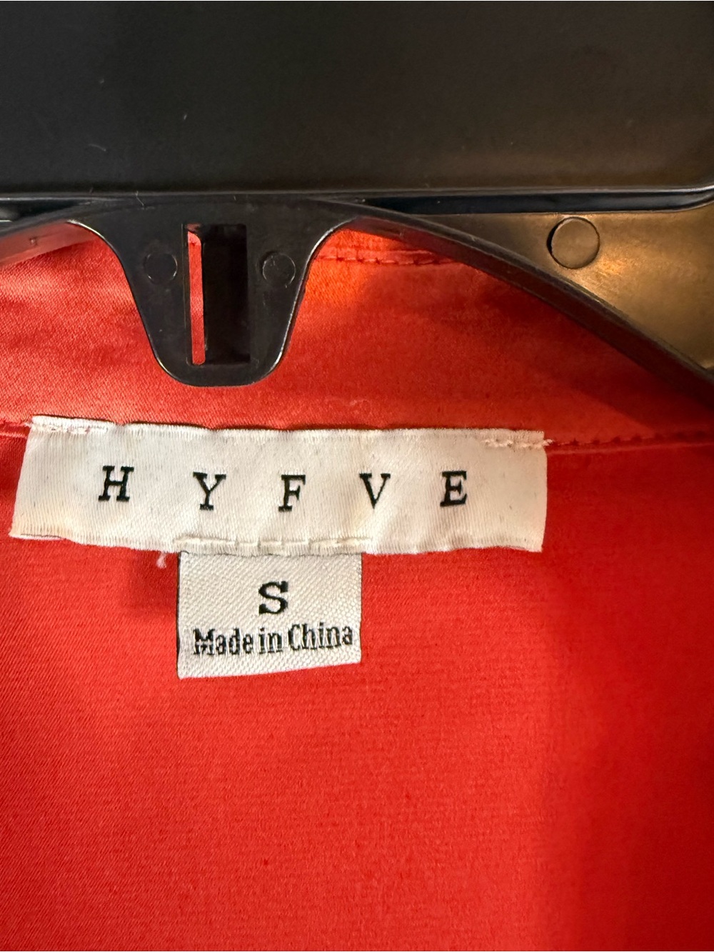 HYFVE Coral Satin Cropped Corset Blouse. Size:S - Picture 3 of 13